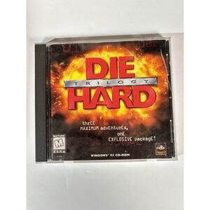 Die Hard Trilogy Computer PC Game CD Jewel Case (PC, 2003) Very Good Condition